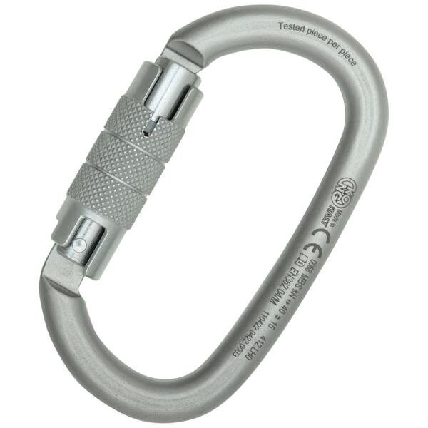Kong Usa Oval, 110 mm Length, 21 mm Gate Opening, Carbon steel, Lunar white 412LH0999KK - main